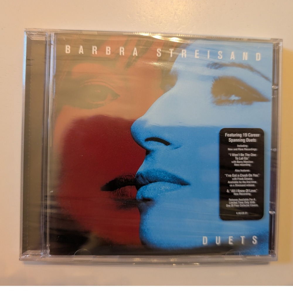Barbra Streisand - Duets -‎ CD Album - Featuring 19 Career Spanning Duets